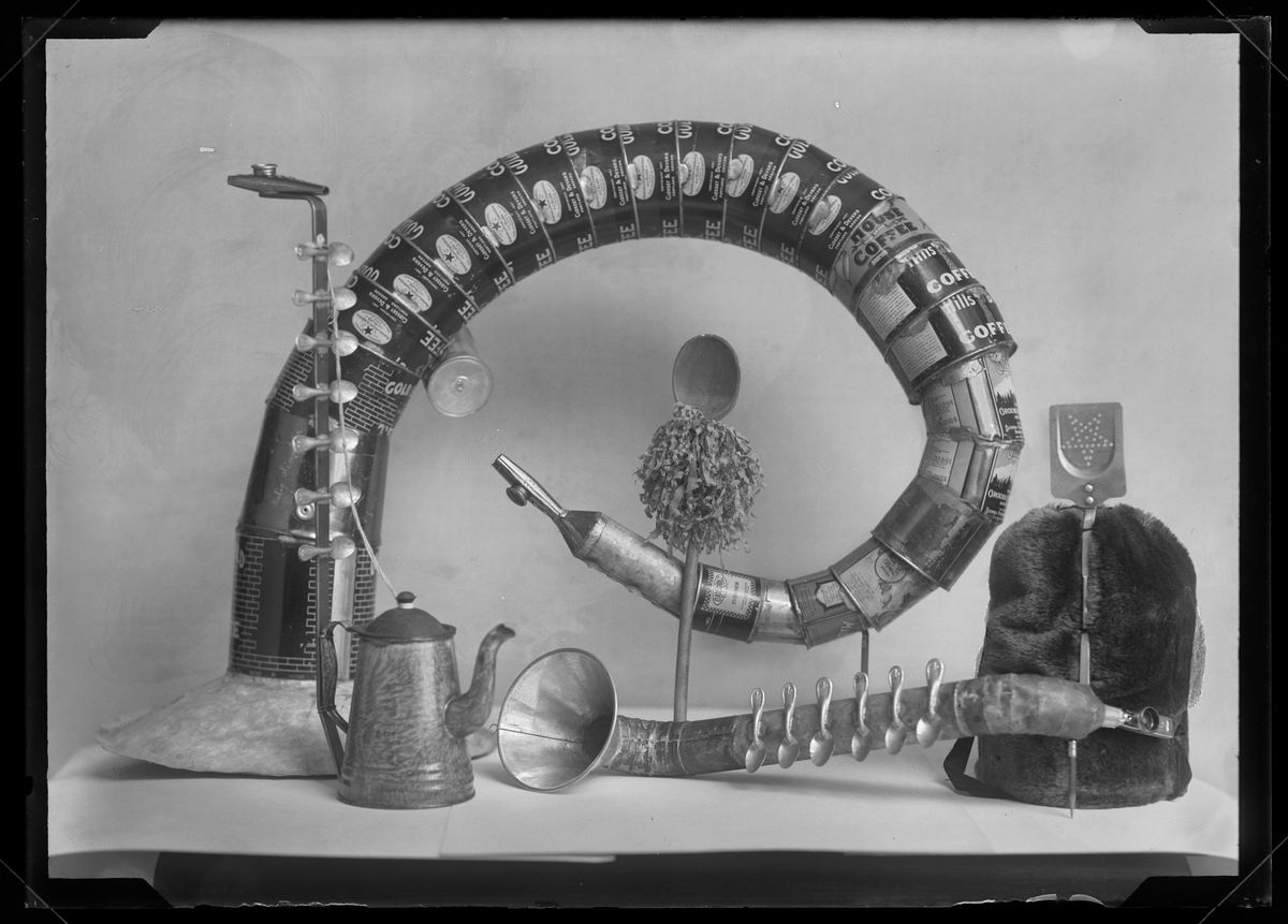 June Drake Photo of Homemade Instruments